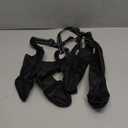 Waterproof Dog Boots for Small/Medium Dogs -Dog Paw Protectors Dog Suspender Boots Anti-Slip Pet Shoes for Outdoor Walking, Reflective Stay-On,Dirt-Proof Comfortable Booties (Black, Medium)