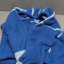 Panadila Womens Half Zip Sherpa Fleece Pullover Soft Oversized Sweatshirt with Pockets Warm Fuzzy Sweater (Medium, Bright Blue)