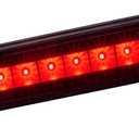 Third 3rd Brake Light LED for 2007-2017 Jeep Patriot, High Mount Rear Brake Lights Assembly for 07-17 Jeep Patriot, Waterproof Center Cab Lamp Stop Light (Black)