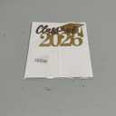 Class of 2026 Cake Topper, Congrats Grad/You Did It, Congratulations High School College Graduation Party Decorations, Gold and Brown Glitter