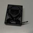 Open Ear Headphones with Mic, 29g Bluetooth Headset, Sweat Resistant,12Hrs, Dual Connect, Wireless Bluetooth Headphones with Noise Cancelling Microphone & Mute, for Work, Workout, Driving, Call, Black