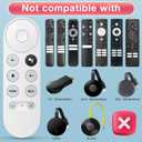 Replacement for Google-Chromecast-Remote, for Chromecast with Google TV Remote 4K/HD & Google TV Streamer 4K(Only for Snow Chromecast Google)