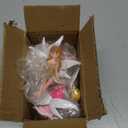 ONEST 8 Pieces Miniature Fairy Garden Accessories Small Fairy Figurines Hand Painted Fairies Figures Girl Fly Wing Figurines for Car Decor Fairies Garden Flower Pot Birthday Cake Topper