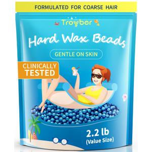 Hard Wax Beads for Hair Removal, Wax Beads for Waxing Kit for Women Men, Waxing Beads for Sensitive Skin(35.27 Ounce)