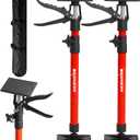 2PK Cabinet Jacks for Installing Cabinets, Steel Telescopic Adjustable Heavy Duty 3rd Hand Support Pole with 154lb Capacity and Extend from 22in to 47in, Support Rod for Drywalls & Cargo Bars