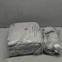 EASELAND Full Size Mattress Pad Pillow Top Mattress Cover Quilted Fitted Mattress Protector 8-21" Deep Pocket Cooling Mattress Topper (54x75 Inches, Light Grey)