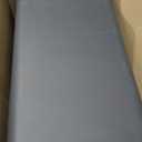 Restaurantware 23 gal Square Gray Plastic Trash Can