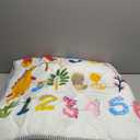 Baby Play Mat - Thicken 50x50 Inch Soft Foam Crawling Mat for Playpen & Floor, Non-Slip Waterproof Playmats for Infants & Toddlers, Portable Foldable & Machine Washable, Dinosaur & Letters