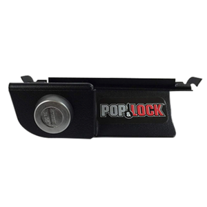 Pop & Lock  Manual Tailgate Lock for Dodge Ram 1500, 2500, and 3500, Fits 2002 to 2008 (Chrome, PL3400C, Works with No Factory Lock) (Black)