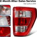 Tail Lights Compatible With 2021 2022 2023 Ford F150 XL STX OEM with Bulbs Rear Tail Light Cover Assembly Right Passenger Side Replace ML3Z13404E