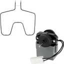 WB44K10005 Oven Bake Element & 2315539 Refrigerator Evaporator Fan Motor by Blutoget