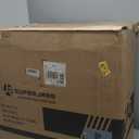 SUPERJARE 0.56'' Thick 24 Pcs 96 Sq Ft Rubber Top Exercise Equipment Mats, High Density EVA Foam Mats with Rubber Top, Interlocking Gym Flooring for Home Gym, Protective Workout Mat, Black