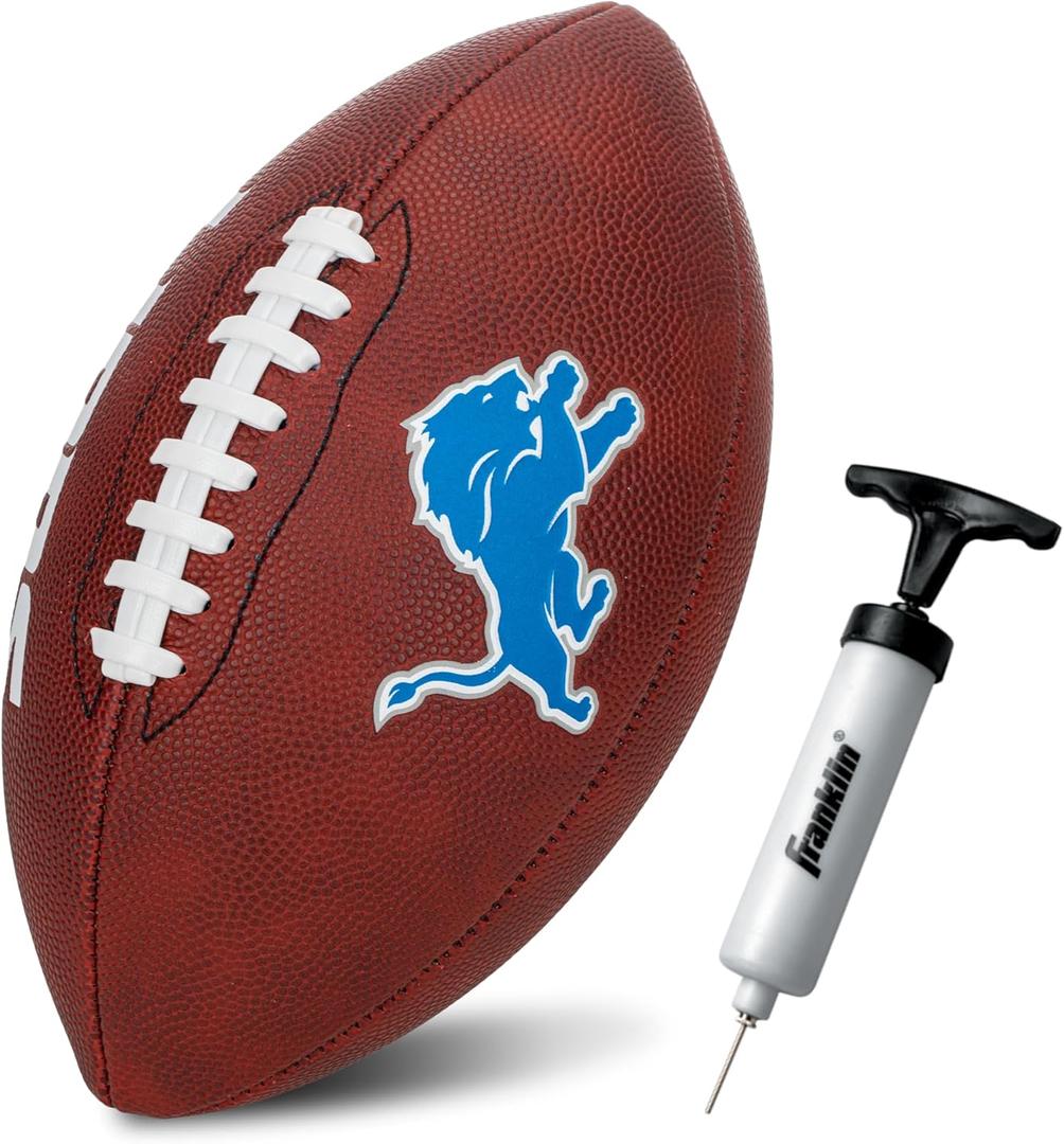 Franklin Sports NFL Football - Youth Junior Size Football for Kids - Official NFL Team Logo + Colors - Fan Shop Ball