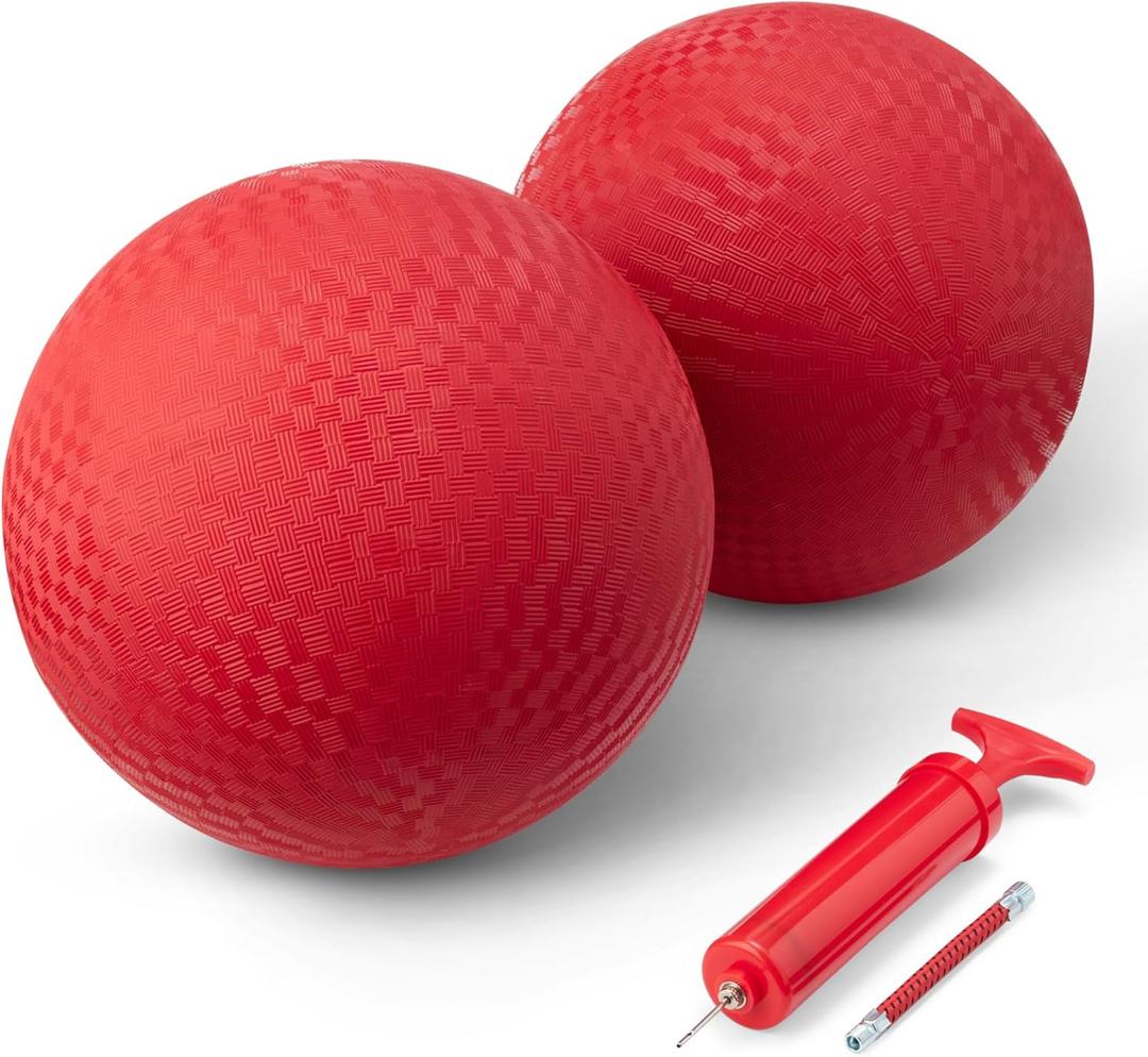 Amazon Basics 10-Inch Playground Kickball, 2-Pack