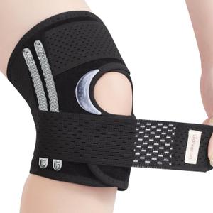 Galvaran Knee Brace for Women & Men with Side Stabilizers Upgraded for Meniscus Tear, ACL, MCL Arthritis Knee Pain Relief, Adjustable Breathable Injury Recovery Knee Support (Large)