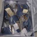 Aerosoles Women's Camera Heeled Sandals (11 Wide, Medium Blue Denim)