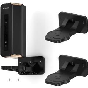 XLTTYWL Orbi WiFi 7 Wall Mount Kit for Net Gear Nighthawk RS200, RS280S,RS300, RS500, RS600, RS700S and Orbi Orbi WiFi 7 970,770,870,370 Series (Black, 2 Pack)