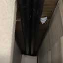 Amazon Basics Room Darkening Double Curtain Rod, 48" to 88", Black, Easy to Install