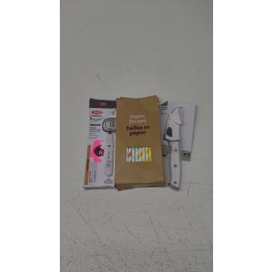  Set for Kitchen 3Pack, ( Paper Straws, Digital Thermometer, Paring Knife)