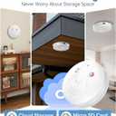 1080P HD Wireless WiFi Indoor Camera Smoke Detector for Home Security with App Control & Motion Detection,Outdoor Camera with Night Vision & Loop Recording for Office/Garage/Shop,Easy to Use & Install