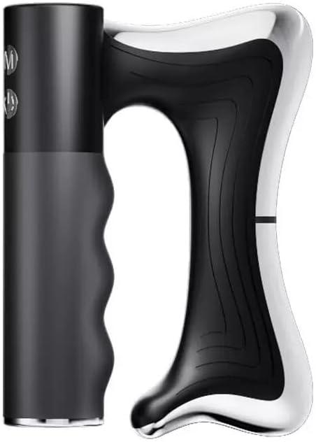 Sculptor Full Body Contour Device with Heat & EMS, Cellulite Massager Skin Firming & Lymphatic Drainage Muscle Relief Better Circulation, Electric Fascia Knife for Belly, Arm, Waist, Leg (Black)