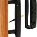 Prime-Line MP1131 Sliding Glass Door Handle Set, 3-15/16 In., Diecast, Black, Mortise (Single Pack)