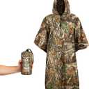 Arcturus Rain Ponchos | Adjustable Hood | Waterproof Ripstop Nylon | Great for Hunting, Fishing & Camping
