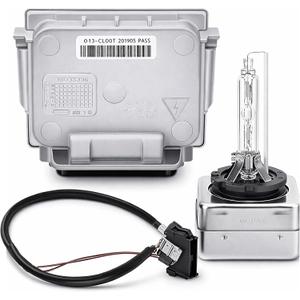 89034934 4L0907391 4L0907391A Xenon HID Headlight Ballast with Igniter and D1S Bulb - Compatible with Jeep Grand Cherokee, Buick Enclave, Audi Q7, BMW 1-Series, GMC Acadia, VW Passat