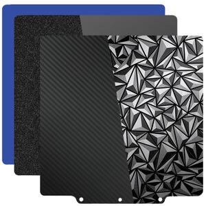 HzdaDeve 3PK AD5X Build Plate for Flashforge AD5X/5M/5M Pro Dual-Smooth Cold Cool PEI Double Smooth PEO PET Plate Black Sheet Board 235x235MM Heated Bed Spring Steel Flexible Platform