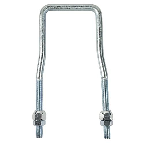 Spare Tire Carrier for Trailer, U-Bolt Zinc Plated Spare Tire Mount Bracket Side Mount 4 or 5 Lug fit Ski Boat, Fishing Boat or Sailboat Trailer