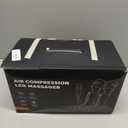 Leg Massager with Heat and Compression, Foot Calf & Thigh Massage for Circulation and Pain Relief, Leg Compression Massager with Handheld Controller 3 Intensities 6 Modes (Yellow & Black)