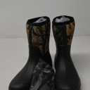 TIDEWE Rubber Boots for Men, 5.5mm Neoprene Insulated Rain Boots with Steel Shank, Waterproof Mid Calf Hunting Boots, Sturdy Rubber Work Boots for Farming Gardening Fishing (8, Next Camo G2)