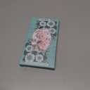 LETO for iPhone 12 Mini Pro Case,iPhone 12 Mini Case,Luxury Flip Folio Leather Wallet Cover with Fashion Designs for Girls Women,Card Slots Kickstand Protective Phone Shell Elegant Pink Flowers