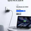 INIU 45W USB C Fast Charger, Support Samsung Super Fast Charging 2.0, PD Compact Foldable Dual Wall Charger Block, for Samsung S23 S22 Ultra/Note iPhone 16 15 Pro iPad Pro MacBook Air Steam Deck etc