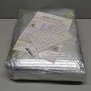 YoleShy Double Reflective Insulation 48 in X 10 FT RV Window Insulation for Summer Heat Reflective Window Film for Roof, Car, Garage Doors