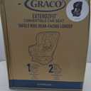 Graco Extend2Fit Convertible Baby Car Seat, Rear and Forward Facing, Adjustable Extension Panel for Extra Legroom, Gotham (2-in-1)