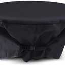 Yoojahow Spillway Bowl Cover Outdoor Fountain Garden Statue Protective Cover 33 Inch Dia Waterproof Windproof Oxford Cloth with Heavy Duty Buckles