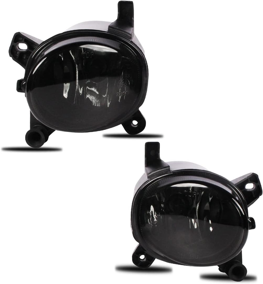Fog Lights For Audi A4 A5 A6 Q3 S5 S6 Allroad Quattro Avant Wagon Cabriolet Convertible Sport Sedan Premium Plus Prestige Sport Utility Coupe;Volkswagen VW CC 2008-2018 1 Pair (Smoke Lens)