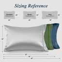 King Pillow Cases, Derived from Bamboo Viscose, Cooling Pillowcases, Breathable & Wicking Pillow Covers for Hot Sleepers, Envelope Closure, Taupe, 2 Pack, 20x40IN