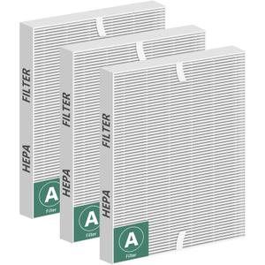 Improvedhand 115115 HEPA Replacement Filter A Size 21 Compatible with Winix PlasmaWave Air Purifier C535 5300 5300-2 5500 5500-2 6300 6300-2 P300 AM90 9000 5000 C909 9800, True HEPA FiltersPack of 3