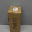 50 Oz Glass Water Bottle Wide Mouth with Time Markers, Bamboo Lid, Neoprene Sleeve Bpa Free