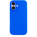 for iPhone 17 Genuine Liquid Silicone Case, Stain-Resistant, Heavy Duty Shockproof, Premium Minimalist Classic Basic Matte Phone Case Slim Fit Cover, 6.3" Screen 2025, Bright Blue - Royal Blue