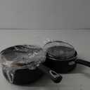 Nonstick Saucepan Set - 2 Quart and 3 Quart,Ultra Non Stick Sauce Pan Small Pot with Glass Lid,Great for Home Kitchen Restaurant,Black