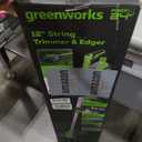 Greenworks 24V Cordless String Trimmer/Edger (Gen 2), 12" Cutting Width, Ultra-Light 6 lbs Design, with 2.0Ah Battery & Charger Included
