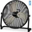 20" Large Battery Fan, Portable Battery Operated Floor Fan, Rechargeable Battery Powered Wireless Camping Fan, Waterproof, Hi-airflow, Cordless, for Home Outdoor Garage Gym Patio Travel RV