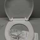 Round Toilet Seat 16.5" - Soft Close, Durable PP Toilet Lid, Easy Installation & Removal, Fits Most Toilet Bowl Seat (Round 16.5'')