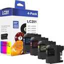 LC201 (LC-201) Color (BK/M/Y) Ink Cartridge 3Pack (Includes 1 LC201BK,, 1 LC201M,1 LC201Y) - LC203 Ink Cartridge Replacement for Brother MFC-J460DW MFC-J480DW MFC-J485DW MFC-J880DW Printer