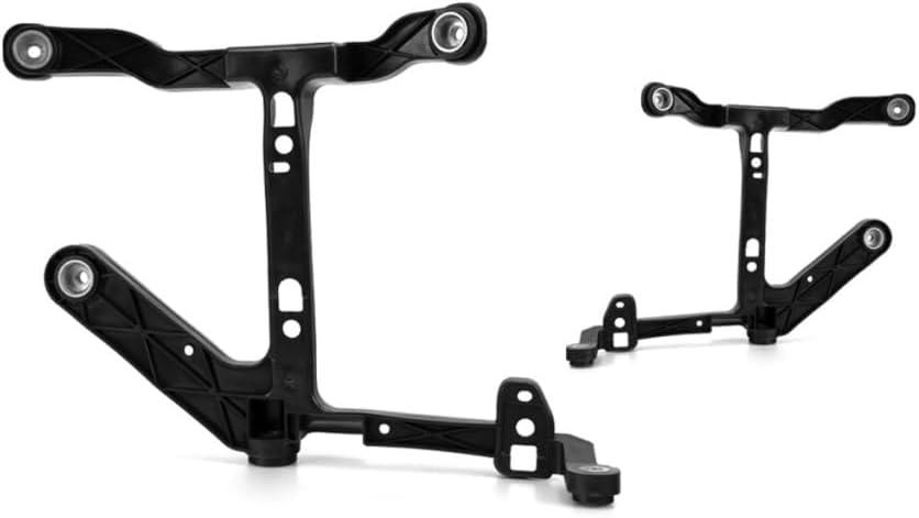 For Ram 1500 2013 14 15 16 17 2018 Fog Light Bracket Set Driver and Passenger Side | w/Steel Bumper | 2-Pieces | Replacement For CH1061108 | 68232454AA