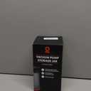 ONGROK Glass Storage Jar with Vacuum Pump Technology, Air Proof Containers to Preserve Smell and Aroma, 1200ml (3oz)