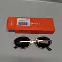 livho 2025 Trendy Oval Sunglasses - Stylish Polarized Shades for Everyday - Retro Metal Frames